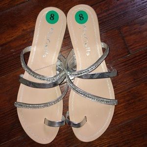 Silver Sandals